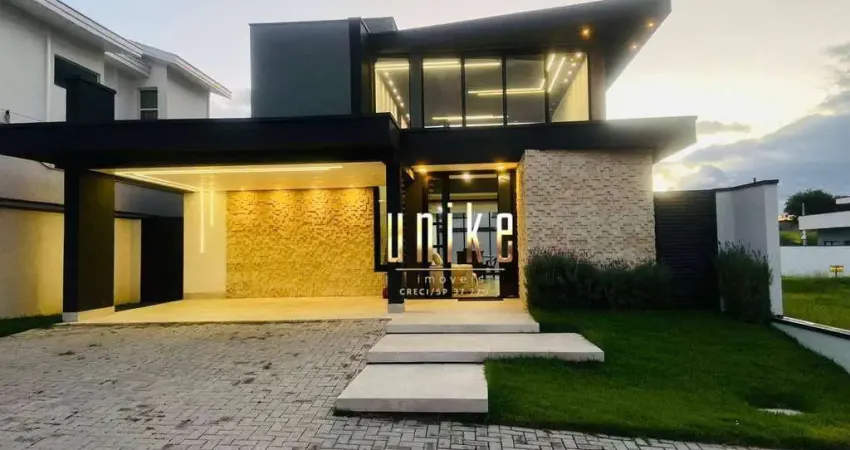 Aluga - casa 3 dormitórios, 2 suítes, piscina - condomínio terras do vale caçapava