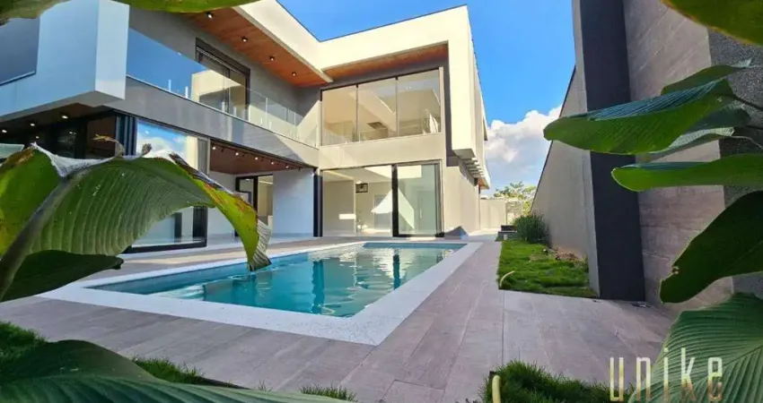 Maravilhosa casa nova com elevador no alphaville ii, 4 suites