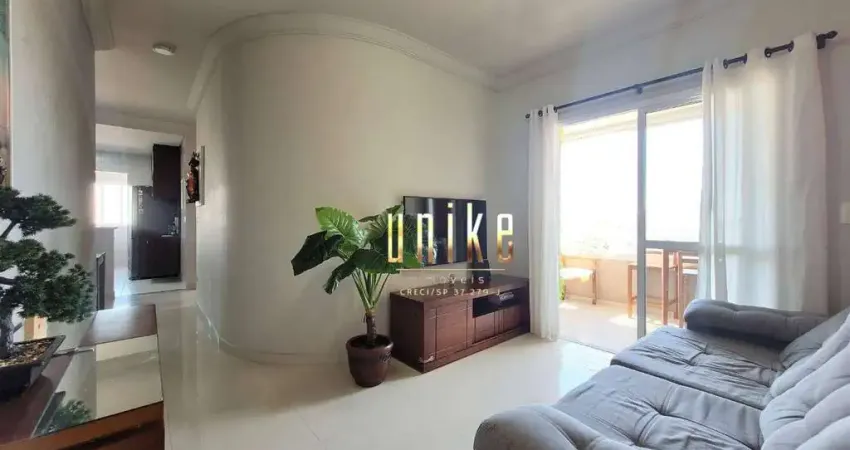 Apartamento com churrasqueira na varanda no parque industrial