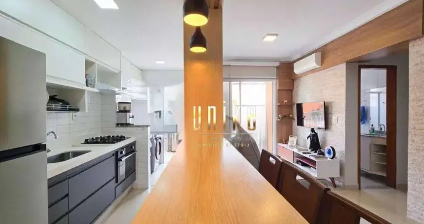 Apartamento com 2 dormitórios à venda, 69 m² por r$ 550.000,00 - parque industrial - são josé dos campos/sp