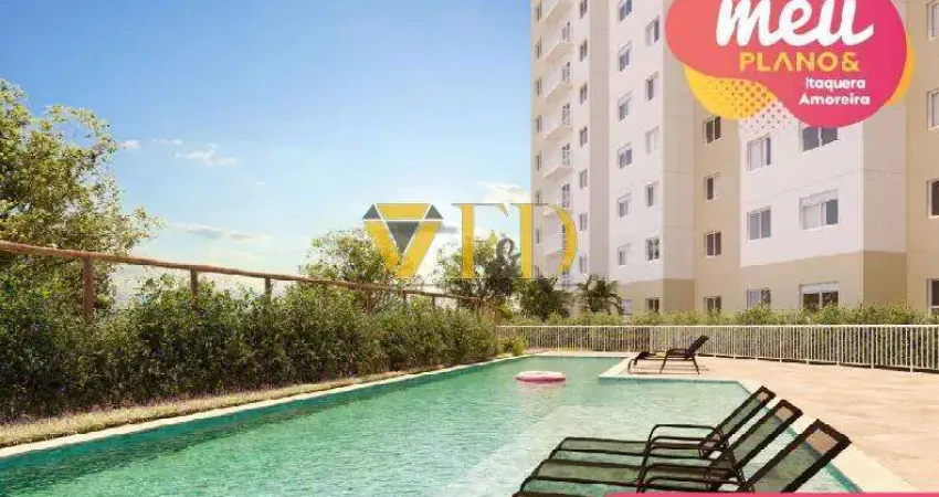 Apartamento à venda em são paulo, itaquera, com 2 quartos, com 35 m², plano&plano amoreira