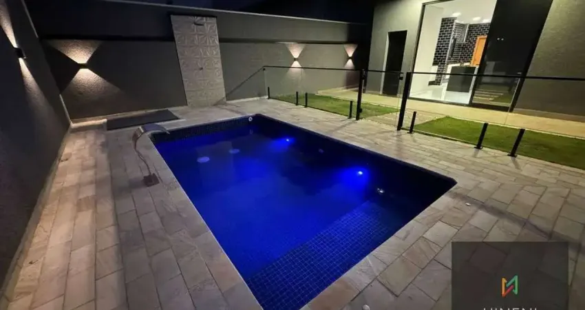 CASA NOVA TERREA SEMI MOBILIADA Condomínio fechado Atibaia 03 suites