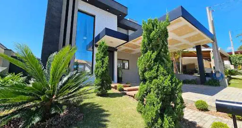 Sobrado em atibaia mobiliado condominio fechado com 03 suites