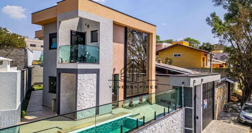 Sobrado local nobre de atibaia com piscina com excelente localização