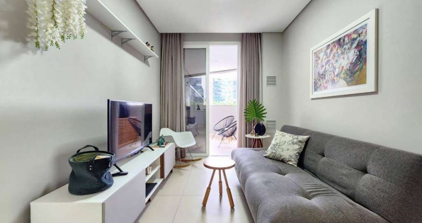 Apartamento com 1 dormitório para alugar, 60 m² por R$ 7.400,00/mês - Centro - Florianópolis/SC