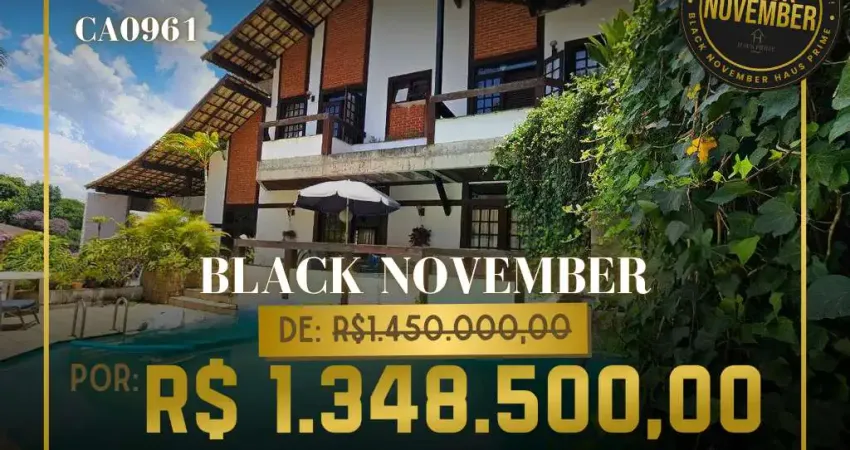 Casa à venda em jandira, jardim jandira, com 6 quartos, com 570 m², condomínio forest hills