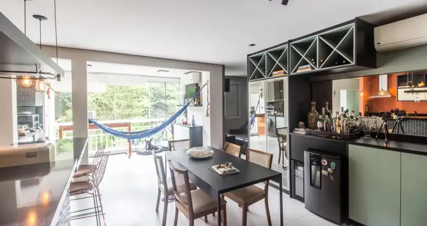 Maravilhoso apartamento a venda em alphaville com 2 dormitórios e vista para a mata