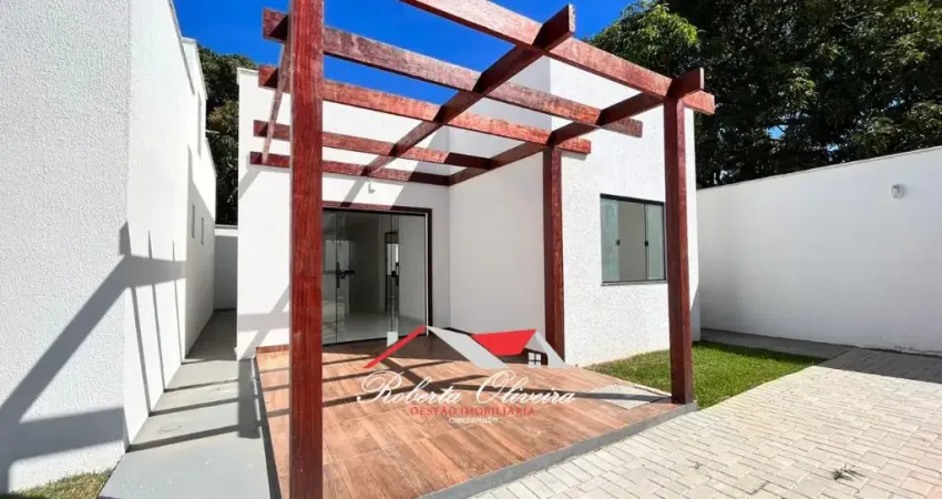 CASA MODERNA EM CONDOMÍNIO COMPLETO – CONSTRUÇÃO NOVA E ACABAMENTOS DE ALTO PADRÃO!