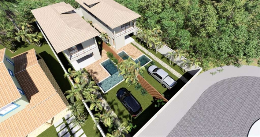 Casa de luxo em Corais do Arraial - Porto Seguro: 03 dormitórios, 180m², 3 suítes, 4 banheiros - Venda por R$ 1.750.000