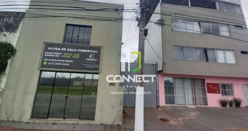 Galpão para alugar, 270 m² por r$ 7.600,00/mês - vila operária - itajaí/sc