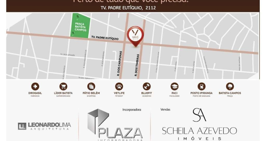 VOGUE 2112 – Alto Padrão às 2 Quadras da Praça Batista Campos