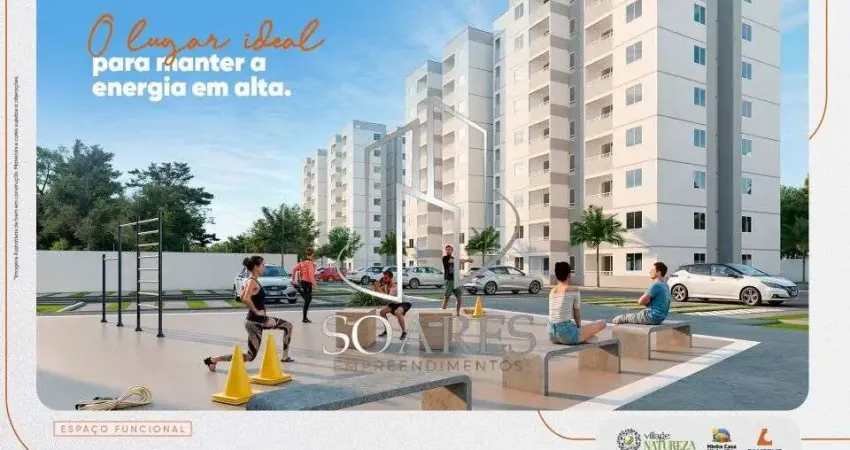 Village natureza:realize seu sonho: 2 quartos em condomínio - aproveite as condições