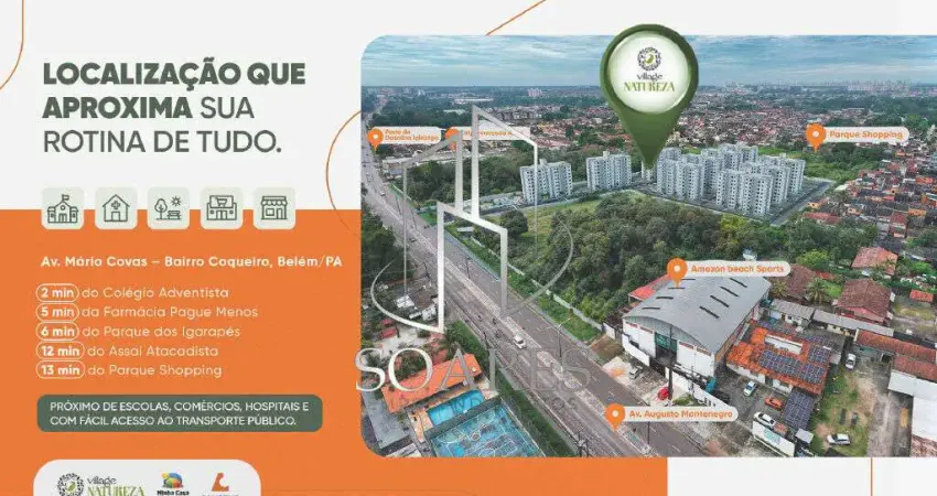 Village natureza – apartamentos em belém com entrada facilitada