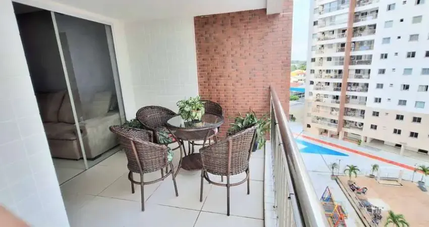 Apartamento mobiliado 3 quartos com suíte e sacada – torre livorno