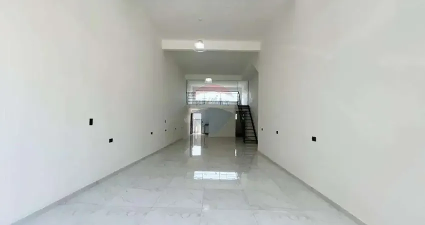 Salão comercial 120m² com mezanino – próx. à av. portugal, mauá/sp