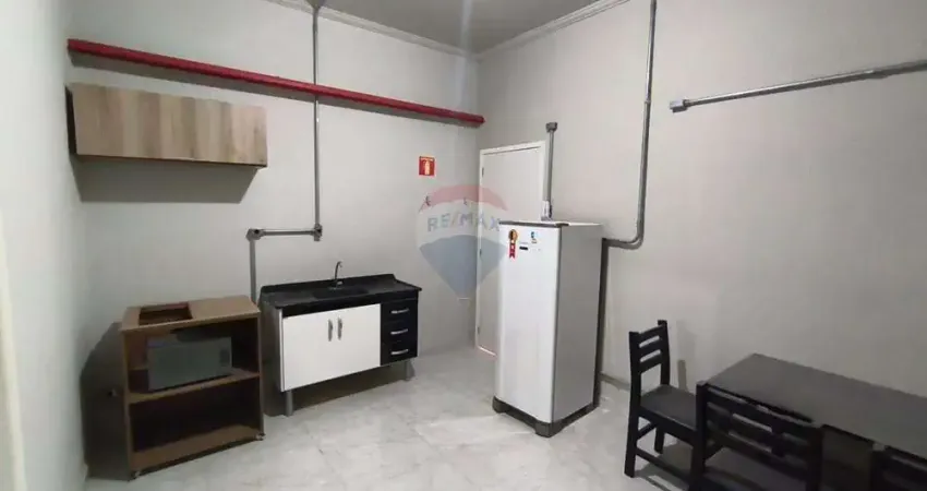 Excelente kitnet mobiliada para locação na r. joão papa xxiii/mauá