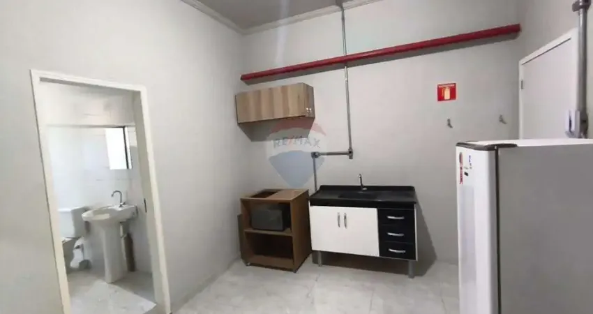 Excelente kitnet mobiliada para locação na r. joão papa xxiii/mauá