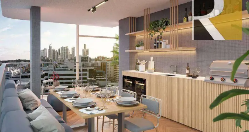 Apartamento Flat com 1 dormitório à venda, 23 m² por R$ 473.000 - Tambaú - João Pessoa/PB