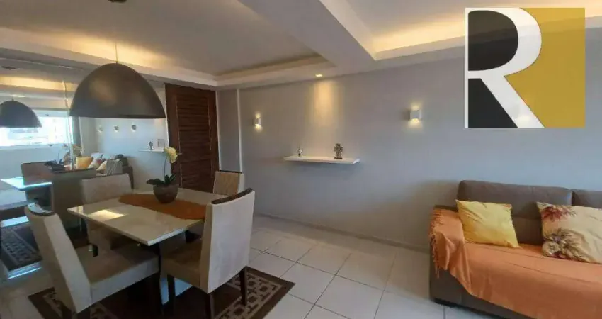 Apartamento com 3 dormitórios para alugar, 85 m² por R$ 5.500,00/mês - Bessa - João Pessoa/PB