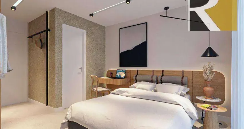 Apartamento Flat com 1 dormitório à venda, 22 m² por R$ 431.000 - Cabo Branco - João Pessoa/PB