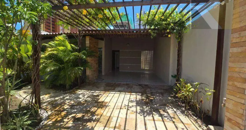 Casa com 3 suites para alugar, 223 m² por r$ 6.500/mês - aeroclube - joão pessoa/pb