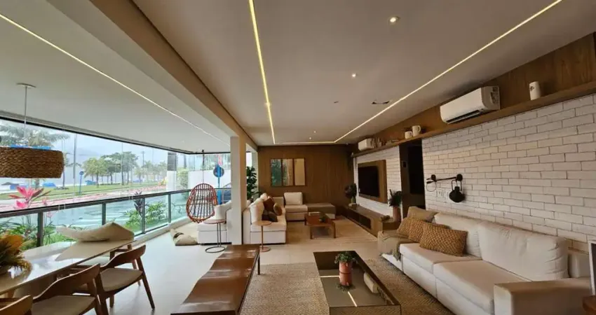 LANÇAMENTOS DE APARTAMENTOS FRENTE AÕ  MAR  COM 4 SUÍTES.
