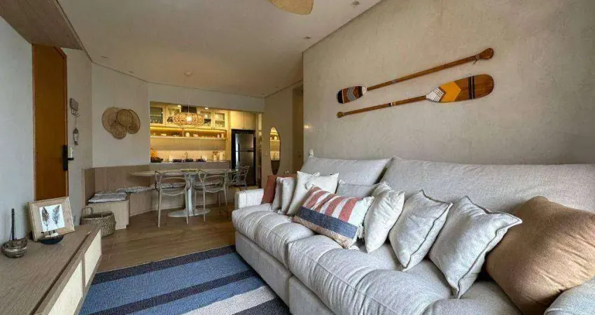 Apartamento com 2 dormitórios à venda, 78 m² por R$ 1.100.000,00 - Pontal da Cruz - São Sebastião/SP