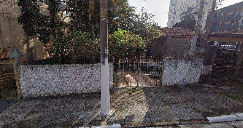 Terreno à venda, 500 m² por R$ 1.200.000,00 - Patriarca - São Paulo/SP
