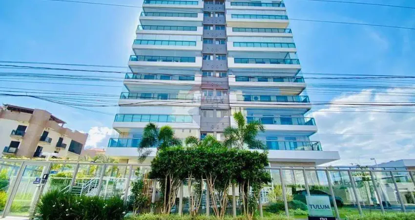 Apartamento mobiliado à venda com 2 quartos, varanda gourmet e vista mar na praia da enseada em bertioga