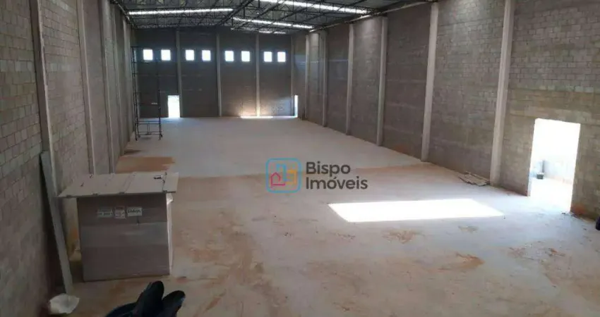 Galpão para alugar, 986 m² por r$ 17.346,65/mês - jardim industrial dante siani - nova odessa/sp
