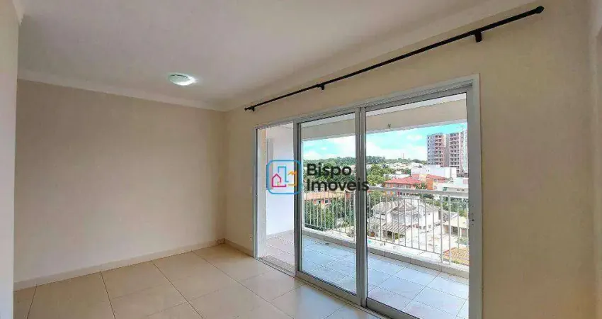 Apartamento com 3 dormitórios para alugar, 77 m² por R$ 4.038,00/mês - Vila Frezzarim - Americana/SP