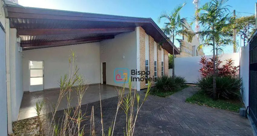 Casa com 3 dormitórios para alugar, 216 m² por r$ 6.041,68/mês - chácara machadinho ii - americana/sp