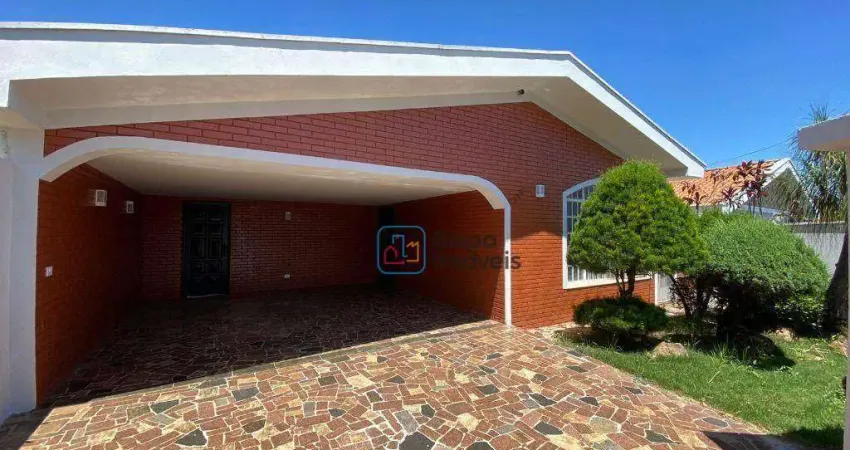 Casa com 3 dormitórios para alugar, 188 m² por r$ 4.630,00/mês - jardim são paulo - americana/sp