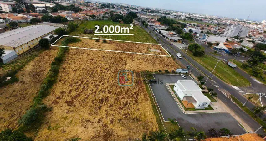 Terreno Comercial para alugar, 2000 m² por R$ 8.000/mês - Jardim Europa I - Santa Bárbara D'Oeste/SP