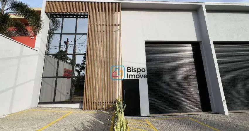 Salão para alugar, 343 m² por R$ 8.740,00/mês - Loteamento Industrial Machadinho - Americana/SP