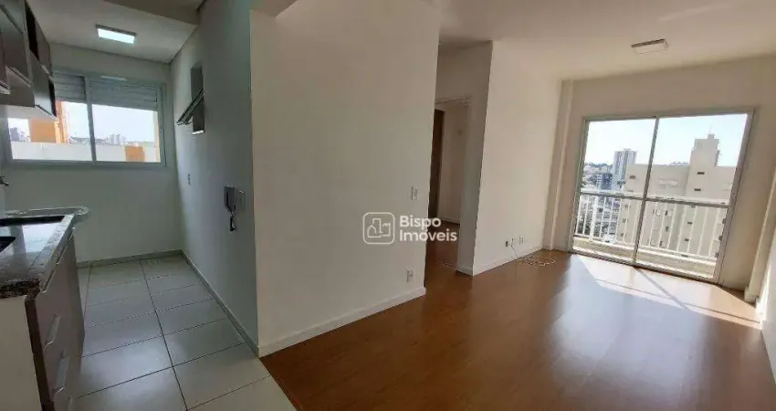 Apartamento com 2 dormitórios para alugar, 53 m² por r$ 2.283,06/mês - centro - americana/sp