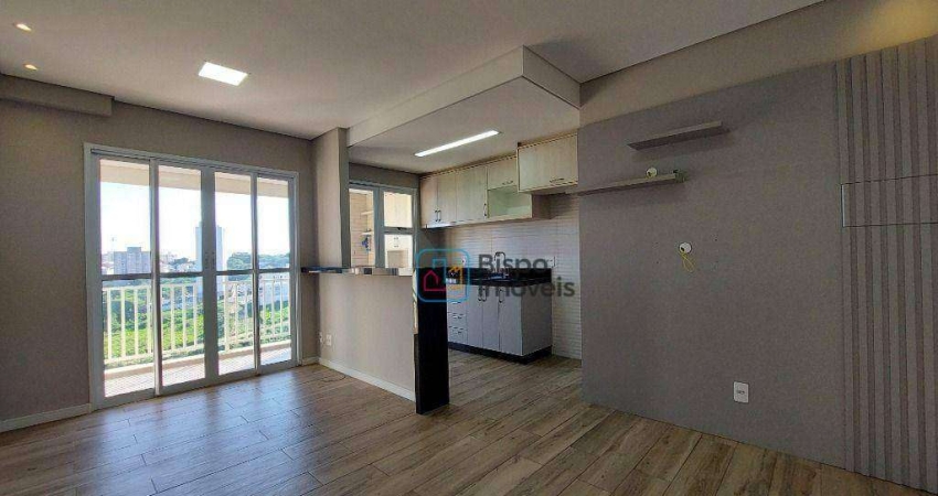 Apartamento com 2 dormitórios para alugar, 52 m² por R$ 2.170,52/mês - Catharina Zanaga - Americana/SP