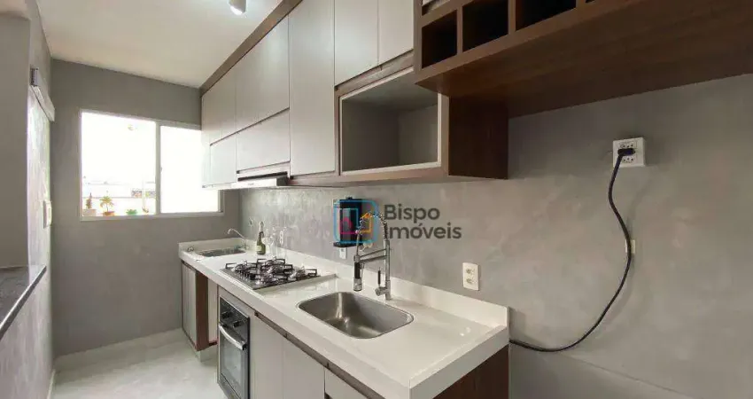 Apartamento com 2 dormitórios para alugar, 51 m² por r$ 1.733,68/mês - praia dos namorados - americana/sp