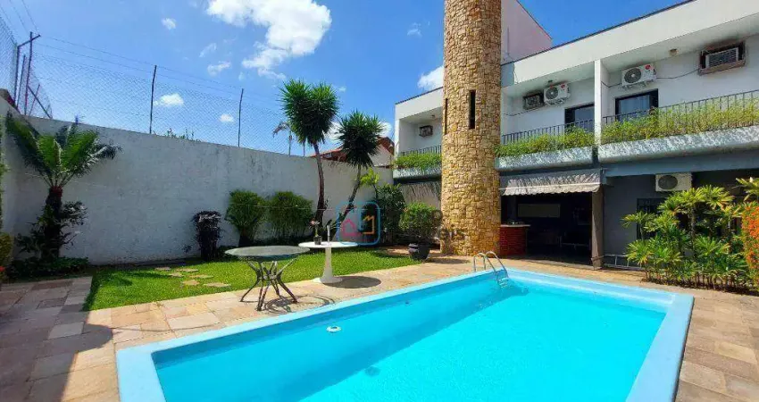 Casa com 3 dormitórios para alugar, 324 m² por r$ 7.185,42/mês - chácara machadinho ii - americana/sp