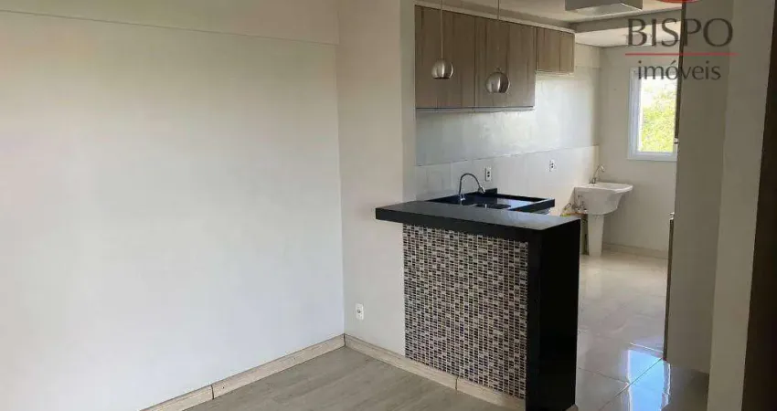 Apartamento com 2 dormitórios para alugar, 55 m² por r$ 1.947,00/mês - vila dainese - americana/sp
