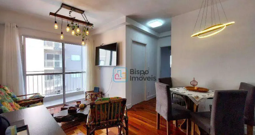 Apartamento Residencial Mobiliado com 2 dormitórios para alugar, 55 m² por R$ 2.901/mês - Jardim São Domingos - Americana/SP
