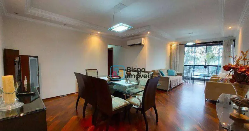 Apartamento residencial mobiliado com 3 dormitórios para alugar, 130 m² por r$ 5.158/mês - vila israel - americana/sp