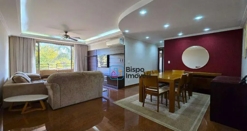 Apartamento Residencial Mobiliado com 3 dormitórios para alugar, 225 m² por R$ 5.410/mês - Vila Frezzarim - Americana/SP