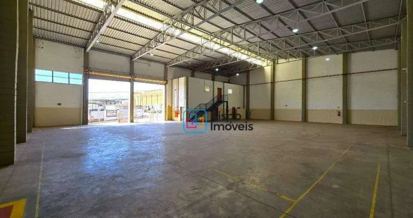 Galpão para alugar, 775 m² por r$ 11.450,55/mês - distrito industrial abdo najar - americana/sp