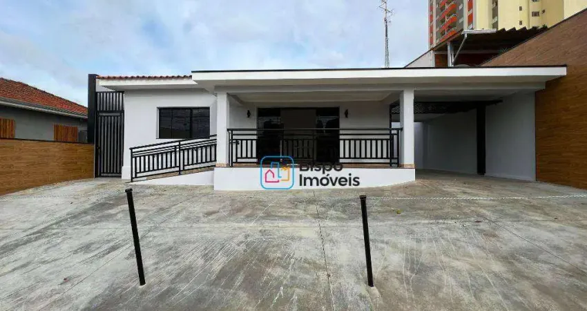 Casa para alugar, 450 m² por r$ 9.480,00/mês - centro - nova odessa/sp