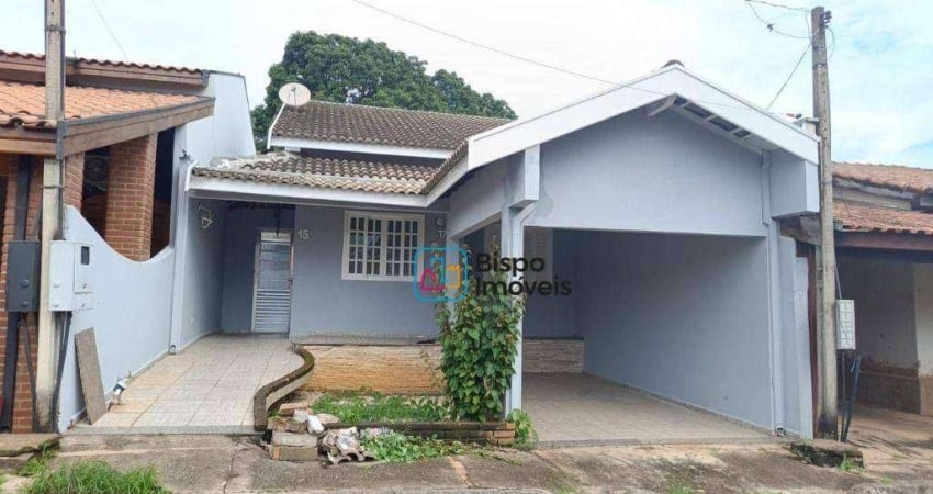 Casa com 2 dormitórios à venda, 46 m² - chácara bela vista - sumaré/sp