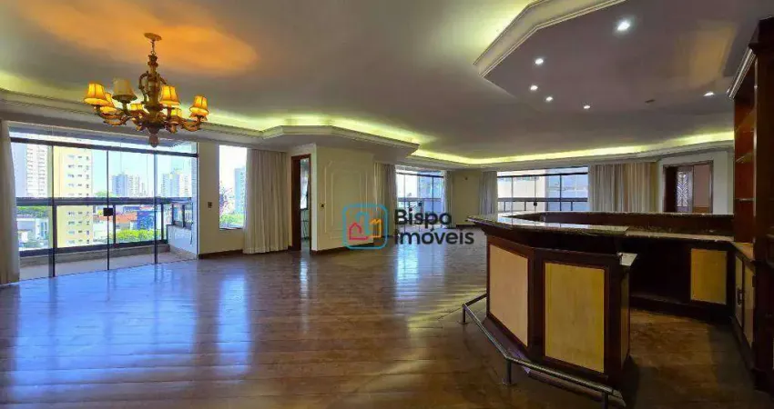Apartamento residencial com 3 suítes para alugar, 464 m² por r$ 15.504/mês - centro - americana/sp