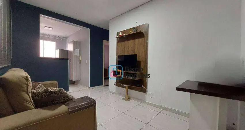 Apartamento com 2 dormitórios à venda, 50 m² - loteamento industrial machadinho - americana/sp