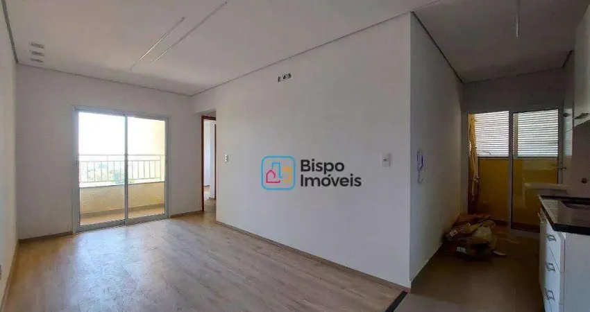 Apartamento residencial com 2 dormitórios para alugar, 59 m² por r$ 1.726/mês - praia azul - americana/sp