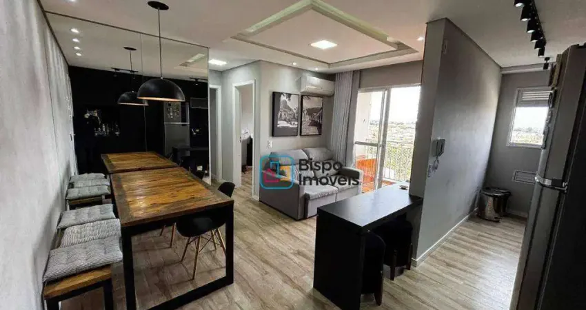 Apartamento residencial com 2 dormitórios à venda, 54 m² por r$ 440.000 - jardim mollon - santa bárbara d'oeste/sp